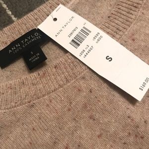 100% Cashmere Sweater, Blush Colored New With Tags